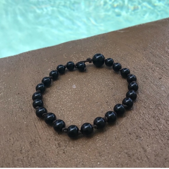 Black pearl anklet - Picture 4 of 6
